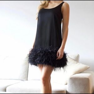 COPY - NADINE MERABI THE CHLOE SILK-SATIN BLEND MINI DRESS.